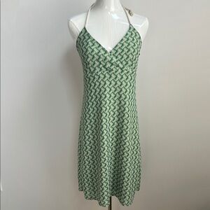 Ann Taylor Women’s Knit Sleeveless Halter Mini Y2K Style Beach Casual Dress 6P